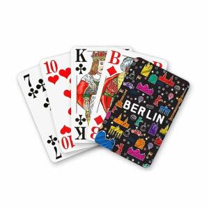 Spielkarten Scribble  Berlin schwarz