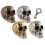OOTB Spardose mit Schloss Totenkopf ca. 15 cm