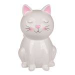 OOTB Spardose mit Schloss Katze ca. 16 cm