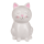 OOTB Spardose mit Schloss Katze ca. 16 cm