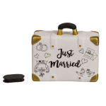 OOTB Spardose Reisekoffer Just married
