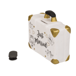 OOTB Spardose Reisekoffer Just married