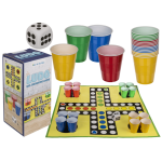 OOTB XXL-Trinkspiel Ludo mit 16 Trinkbechern