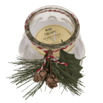 OOTB Kerze im Glas mit Weihnachts-Dekoration
