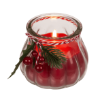 OOTB Kerze im Glas mit Weihnachts-Dekoration