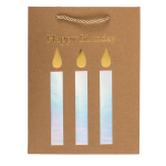 OOTB Kraftpapier-Geschenktüte Happy Birthday