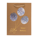 OOTB Kraftpapier-Geschenktüte Happy Birthday