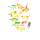 OOTB Lichterkette Dinosaurier mit 10 LED