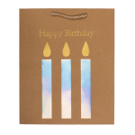 OOTB Kraftpapier-Geschenktüte Happy Birthday