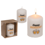 OOTB Stumpenkerze Happy Biersday