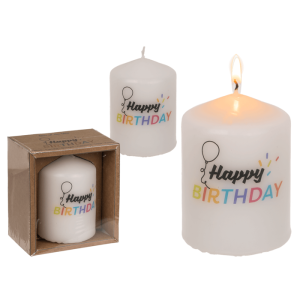 OOTB Stumpenkerze Happy Birthday