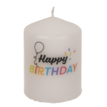 OOTB Stumpenkerze Happy Birthday