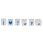 OOTB Kerzenblock mit Schrift I love Papa