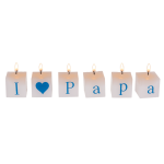 OOTB Kerzenblock mit Schrift I love Papa