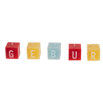 OOTB Kerzenblock mit Schrift Geburtstagskind