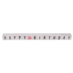 OOTB Kerzenblock mit Schrift Happy 30 Birthday