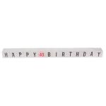 OOTB Kerzenblock mit Schrift Happy 40 Birthday