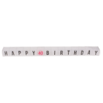 OOTB Kerzenblock mit Schrift Happy 40 Birthday