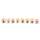 OOTB Kerzenblock mit Schrift Happy 40 Birthday