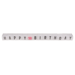 OOTB Kerzenblock mit Schrift Happy 50 Birthday