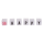 OOTB Kerzenblock mit Schrift Happy 50 Birthday