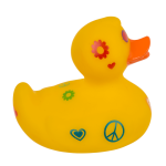 OOTB Hippie Quietsche-Ente ca. 10 cm