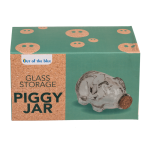OOTB Glas-Aufbewahrungsschwein mit Korken