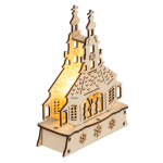 OOTB Holzsilhouette Barockkirche mit LED