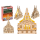OOTB Holzsilhouette Barockkirche mit LED