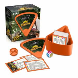 Brettspiel Trivial  Pursuit Dinosaurier, Wissensspiel mit 600 Fragen und Antworten, ab 8 Jahren,, Winning Moves