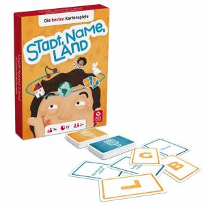 ASS Kartenspiel Stadt,  Name, Land, Spieldauer ca. 15 Minuten, ab 2 Spieler, ab 7 Jahren