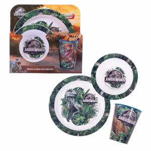 Frühstücks-Set 3teilig  Jurassic World, aus Polypropylen, 24,5 x 24 x 6 cm,, POS