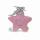 Plüsch Spieluhr L Stern  rosa, aus Frottee und Singlejersey, besticktes Gesicht,, Melodie: Brahms Wiegenlied,, Sterntaler