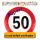 Riesenschild "Super! 50"  D50cm FSC-Mix