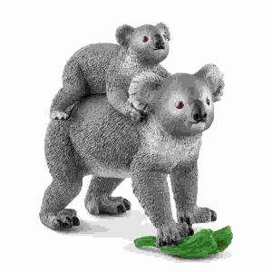 Schleich Wild Life  Koala Mutter mit Baby