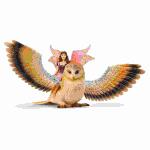 Schleich bayala  Elfe auf Glitzer-Eule V2