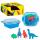 Idena Radierer in Box  4 Dinosaurier, Plastikbox mit Radiergummis in Form von Dinosauriern