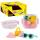 Idena Radierer in Box  4 Fashion Accessoires, Plastikbox mit Radiergummis in Form von Fashion Accessoires