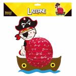 Idena Laterne Pirat  45x38cm FSC-Mix