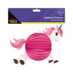 Idena Laterne Einhorn  40x34cm FSC-Mix
