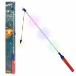 Idena Laternenstab 50cm  LED+3 farbige LED im Stab, 2x AA...