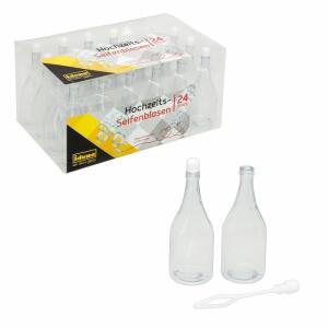 Idena Seifenblasen 28ml  Champagnerflasche 24er, Flaschengröße 9cm