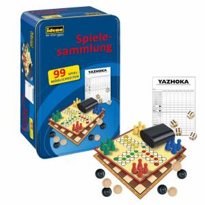 Idena Spielesammlung 99  Spiele Tinbox