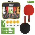 Idena Tischtennis-Set  4 Schläger 10 Bälle,...