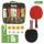 Idena Tischtennis-Set  4 Schläger 10 Bälle, Inhalt: 4 Tischtennisschläger 2 Sterne, 10 Tischtennisbälle, 3 Sterne, Tasche