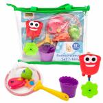 Idena Badespielzeug-Set  6teilig, Inhalt: 1 Fischnetz mit...
