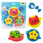 Idena Spritztier-Set mit  Schwimmring 6teilig, Inhalt: 3...