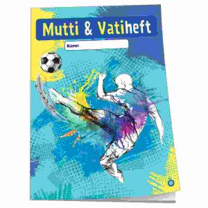 Mutti und Vatiheft A6  Fußball 48 Seiten liniert, Trötsch