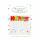 Kerzenset Happy Birthday  13er bunt 7,5cm, Procos
