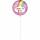 Folienballon Birthday  Girl Regenbogen D46cm, Procos